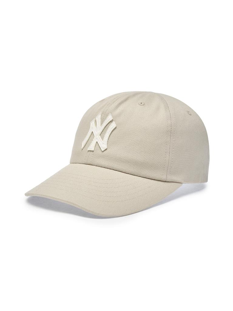 Emelbi Joy Unstructured Ball Cap Ny (Beige)