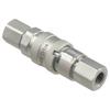 Cylindrical Hydraulic Connectors Featuring Enhanced Durability through White Zinc Treatment A Must Have for Industrial Use
