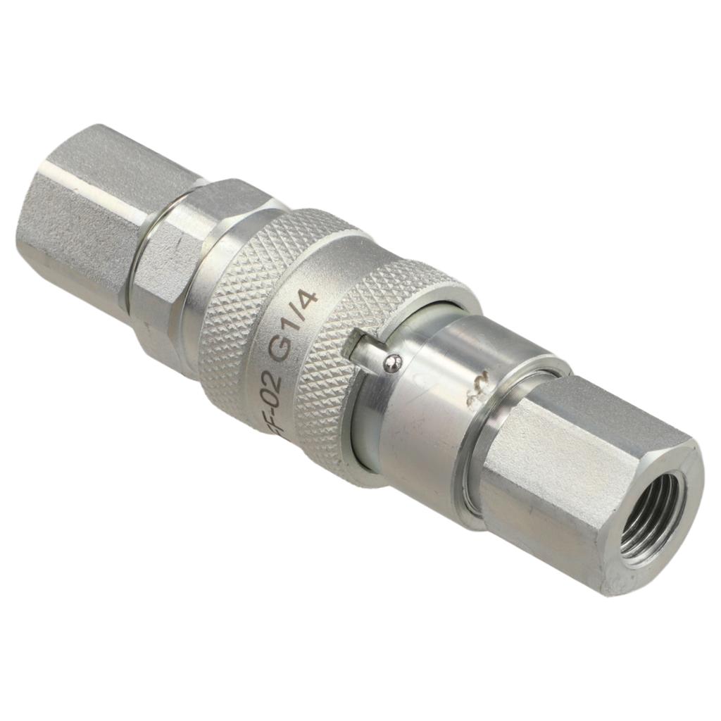 Cylindrical Hydraulic Connectors Featuring Enhanced Durability through White Zinc Treatment A Must Have for Industrial Use