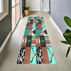 Long Vintage Tribal Geometric Runner Area Rug Carpet, Non Slip Floor Mat Washable Kitchen Floor Mat, Durable Runner Rug