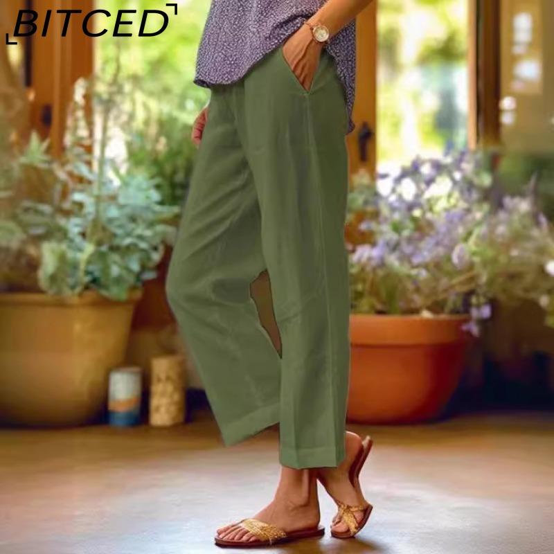 BITCED Damemote Uformelle bukser og capris i ensfarge