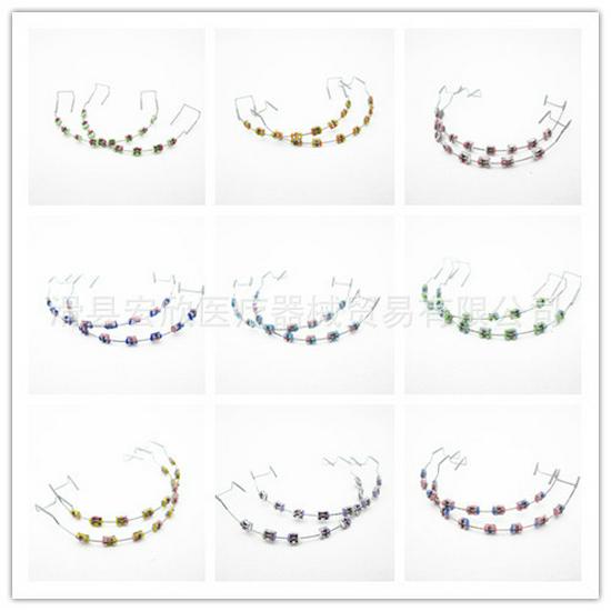 Colorful Fashionable Double Color Dental Brace Decoration Holder