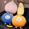 Creative Cute Expression Fruit Banana Throw Pillow Plush Toy Doll Orange Doll Small Pendant Children'S Doll
