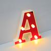 16cm Size Luminous Letters Red White Color LED Letter Night Light  Outdoor Decoration