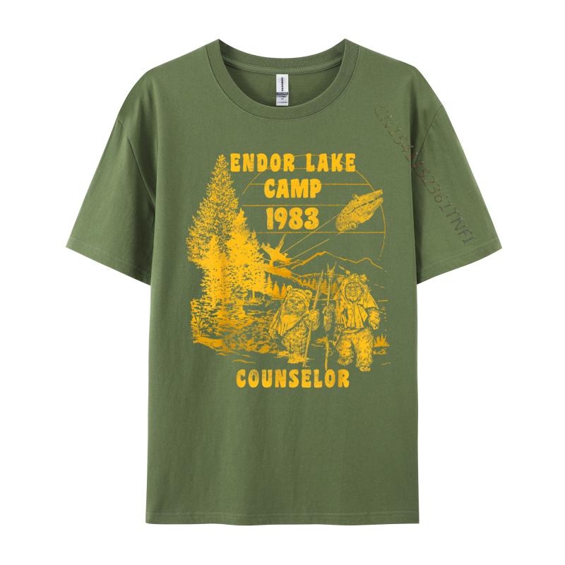 

Ewok Endor Lake 83 Camp Counselor 2024 Popular Men T Shirt Casual Design Tshirts Combed Cotton Printed Tops & Tees Wholesale 4XL
