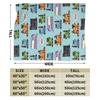 T-Thomas The Train Friends   Blankets  Camping Flannel Throw Blanket For Couch Chair Super Warm Custom Quality Bedspread Gift