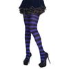 Damen Mehrfarbige Gestreifte Strumpfhosen Ganzkörper Mit Fuß Hohe Taille Leggings Elastische Lange Strümpfe Strumpfhosen für Karneval