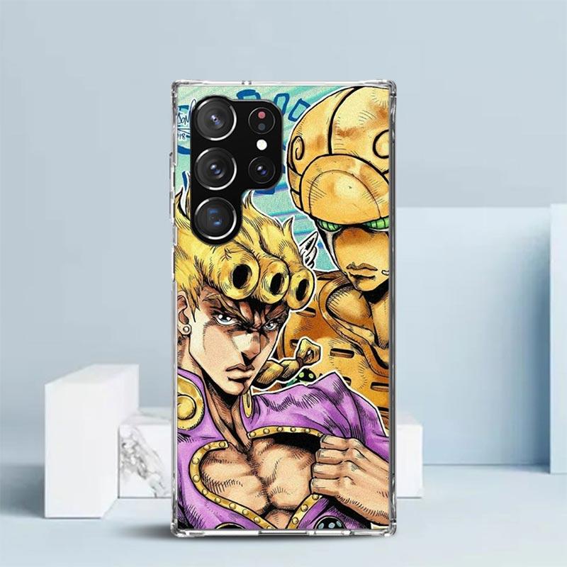 JoJo Abenteuer Giorno Giovanna Handyhülle Für Samsung Galaxy S24 S25 Edge S26 Ultra S22 S23 Plus S21 + S20 FE Weiche TPU Rückseite