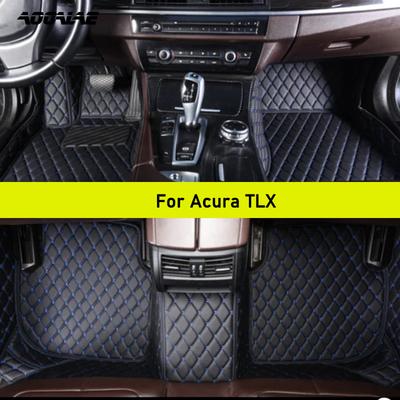 Autofußmatten für Acura TLX 2014- Autoteppiche Fuß Coche Zubehör