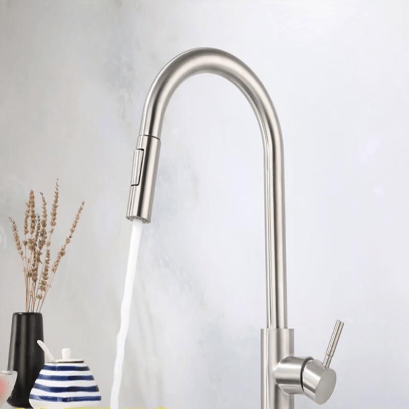 Handon Black Gold Pull-Out Kitchen Faucet