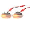 2PCS Dynamic/Normal Flash LED Side Marker Turn Signal Light for Honda Civic 2009-2015 Accord 2008-2013 City Fit Jazz Odyssey