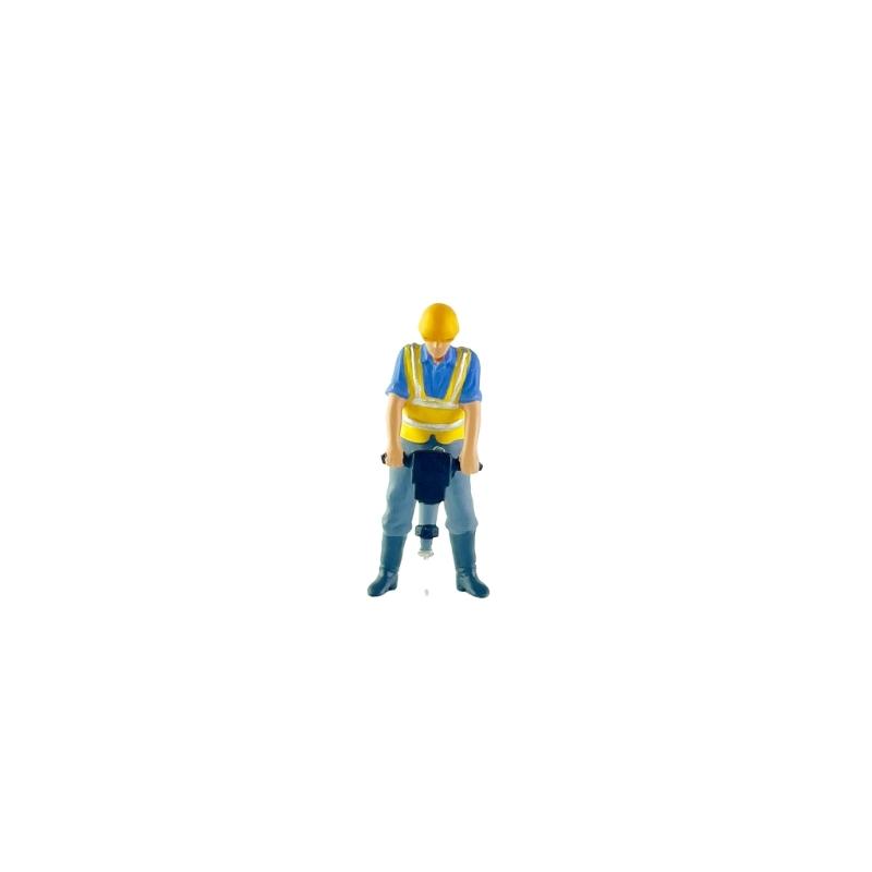 Precisions 1:64 Construction Building Worker Miniature Model Ideal For Architectural Scene And Hobbyists Ornaments Gift