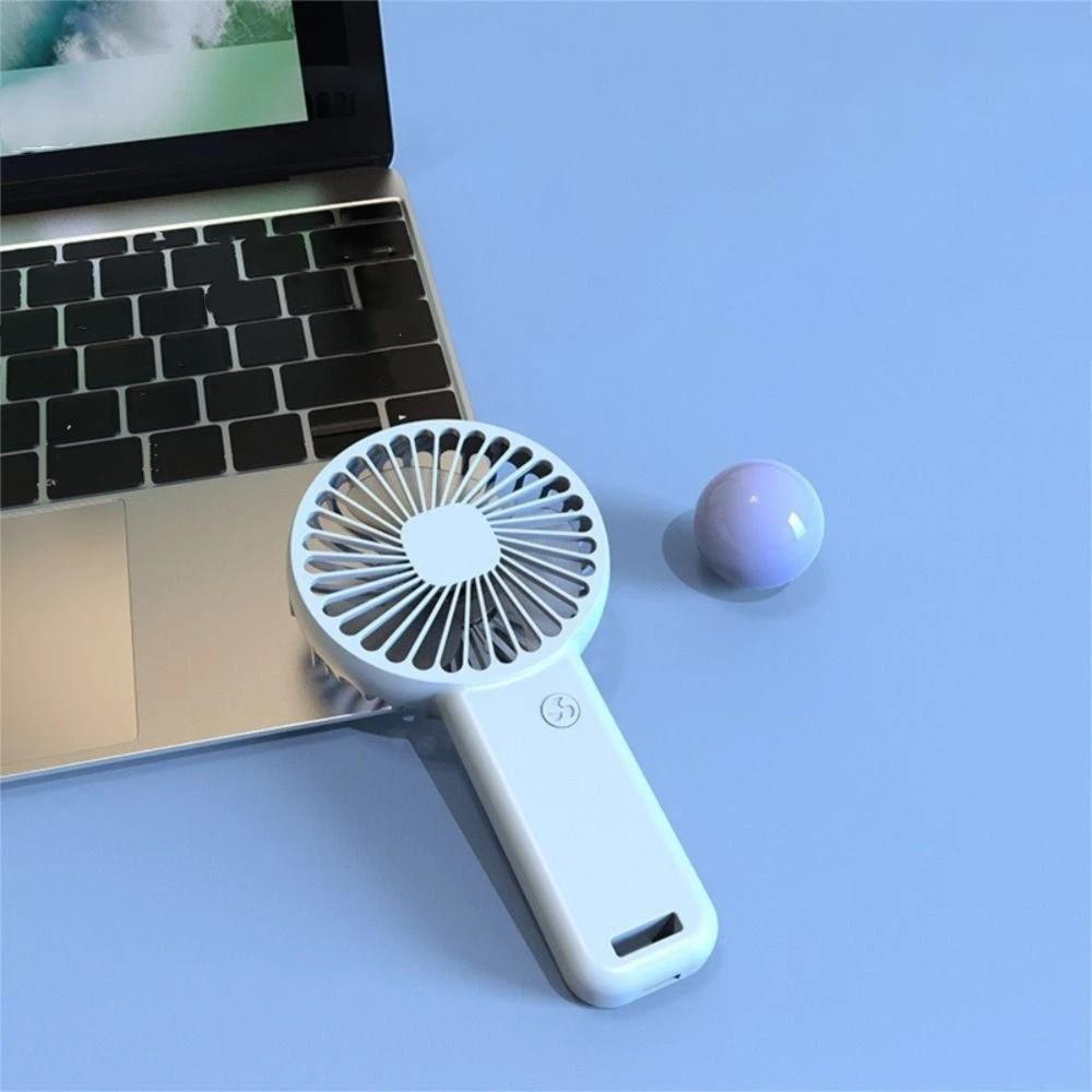 Quiet Operation USB Rechargeable Fan Low-Noise Personal Fan Portable Cooling Handheld Fan Home Use