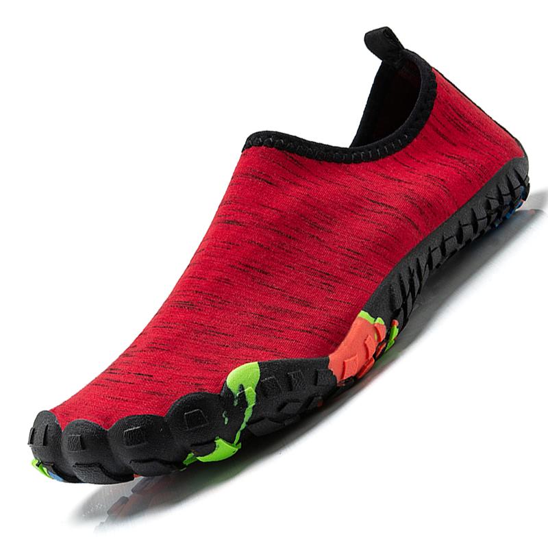 Quick Dry Slip-on Mens Aqua Shoes Women Light Elastic Water Sports Shoes Couples Non Slip Hiking Wading Sneakers