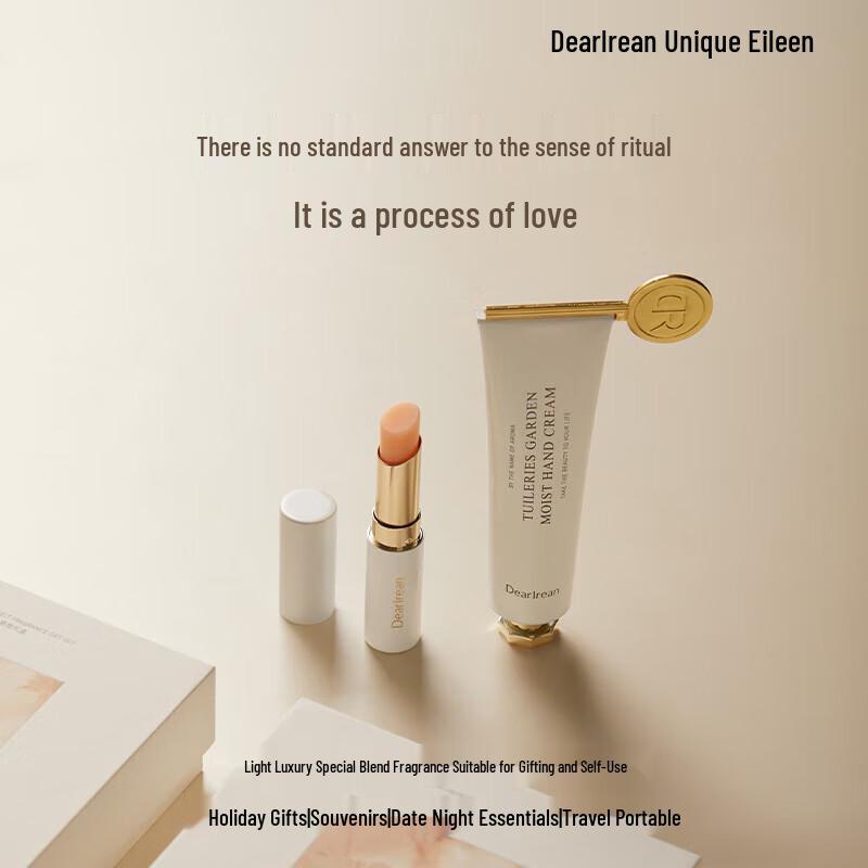 Dear lrean Floral Fragrance Hand Cream & Lip Balm Gift Set