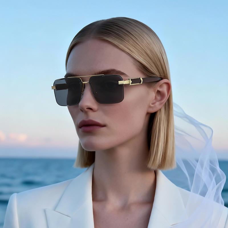 Spring 2025 Classic Metal Frame Womens Sunglasses With Uv400 Protection For Outdoor Fashion