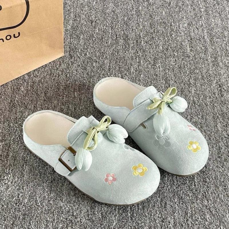 Versatile casual women's new summer one-pedal lazy bag head half slippers women's shoes