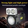 Portable Flashlight Multifunctional Searchlight, Outdoor Ultra Bright, Dual Light Source with Multiple Levels, Long Battery Life of Flashlight