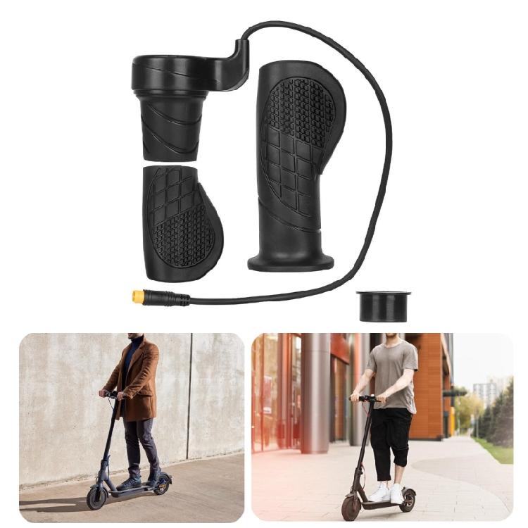 Stoßdämpfende Daumengasgriffe für Elektrofahrräder, Halbgasgriffe, Kurzstrecke für verbesserte Fahrzeugkontrolle