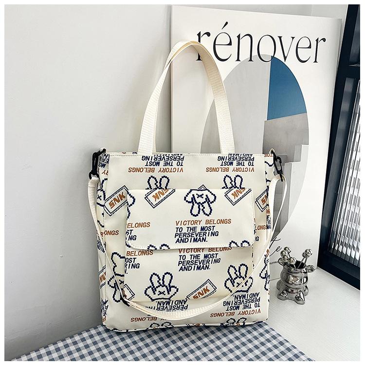 

Модная сумка через плечо, женская сумка, универсальная сумка-мессенджер, студенческая сумка для занятий, повседневная сумка с принтом медведя, сумка для репетиторства белый