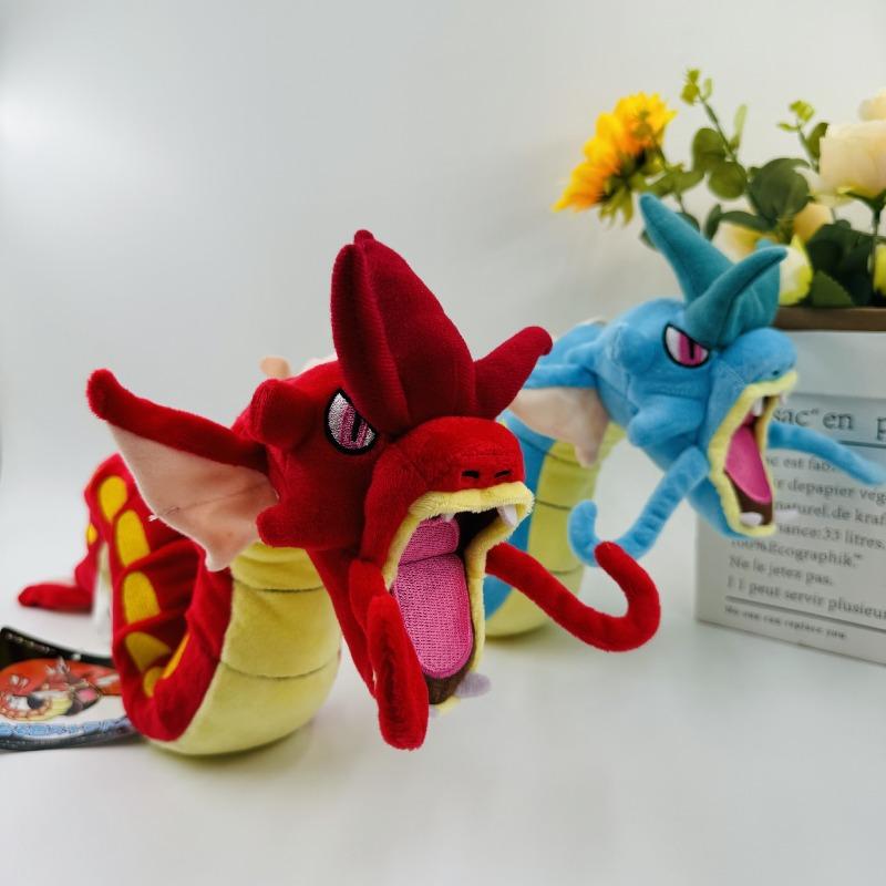 60CM Peluche Kawaii Shiny Gyarados Plush Doll Magikarp Evolution Stuffed Animal Toys Birthday Festival Gift for Kids