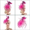 Unique Bridal Hair Accessory Fascinator with Headbands Hair Ornament Butterfly And Faux Pearls for Wedding Decoration