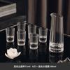 Vertical Striped White Wine Glass Wine Dispenser Set Crystal Glass Wine Glass Set Shot Glass Wooden Pallets Metal Tray Wine Sets