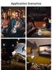 New HY300 4K Mini Game Console Projector: Portable, Interactive Family Entertainment with Wireless Controller