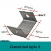 Galvanized Steel Ceiling Connector Bracket with Adjustable U-Channel and Eye Bolt