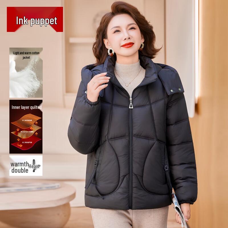 

Women s Casual Thick Warm Padded Winter Jacket 4XL