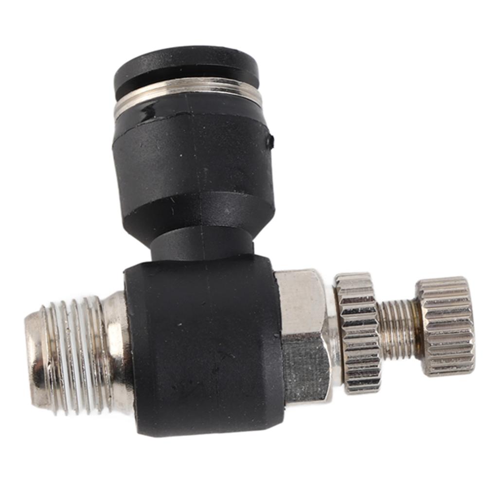 Laser Cutting Machine C02 Nozzle Laser Gas Valve (Air Pipe 6mm;Thread Dia.9.7;Adjustable)