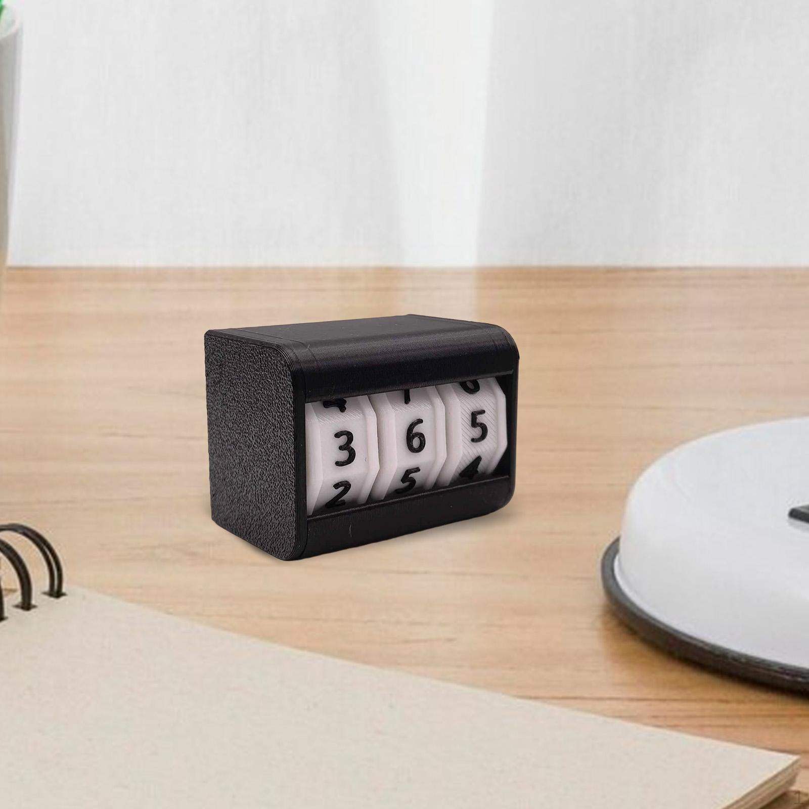 

Desk Calendar for Learning Habits, Daily Planner, Self-discipline, Goals чёрный