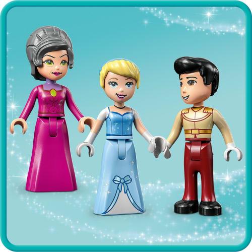 LEGO Disney Princess Cinderella and Prince Charming's Wonderful Castle Toy Present Birthday Block Educational Christmas Girls Boys Children 5 Years Ol