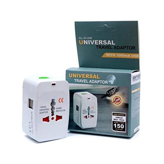 NEFUSI Outlet Converter International Outlet Converter Plug Travel 2 USB O Types Adapter, Converter, Adapter, Ports, A, B, BF, C,