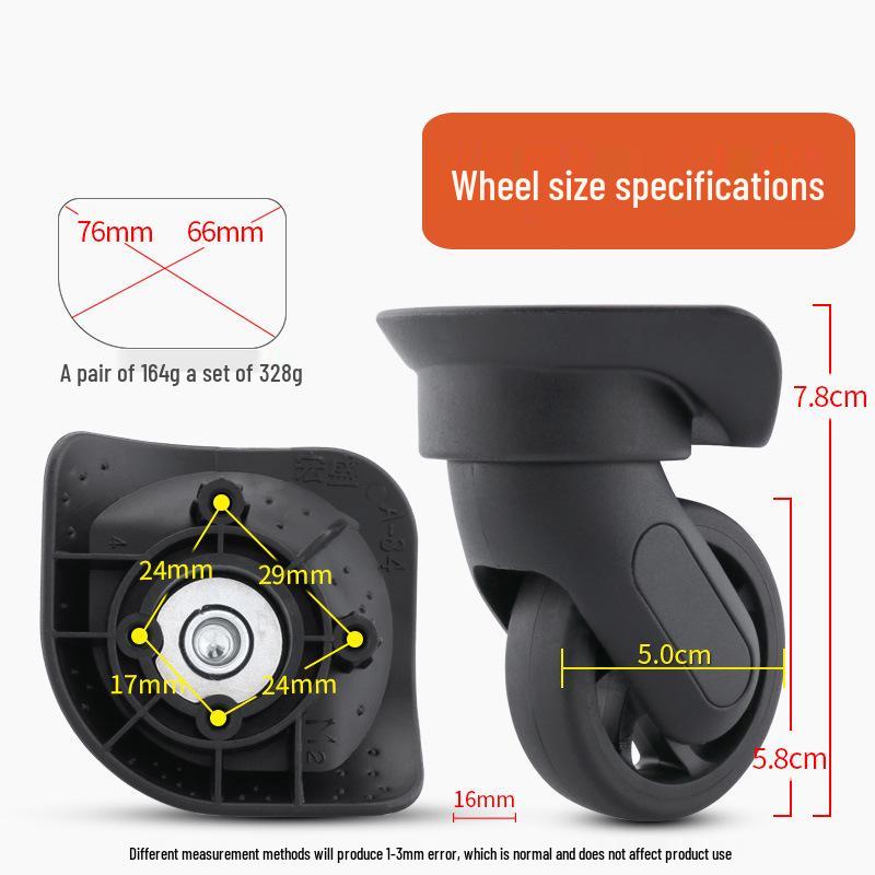 Accesorios Universales con Estilo para Ruedas de Equipaje - Ruedas Clásicas para Maletas de Viaje