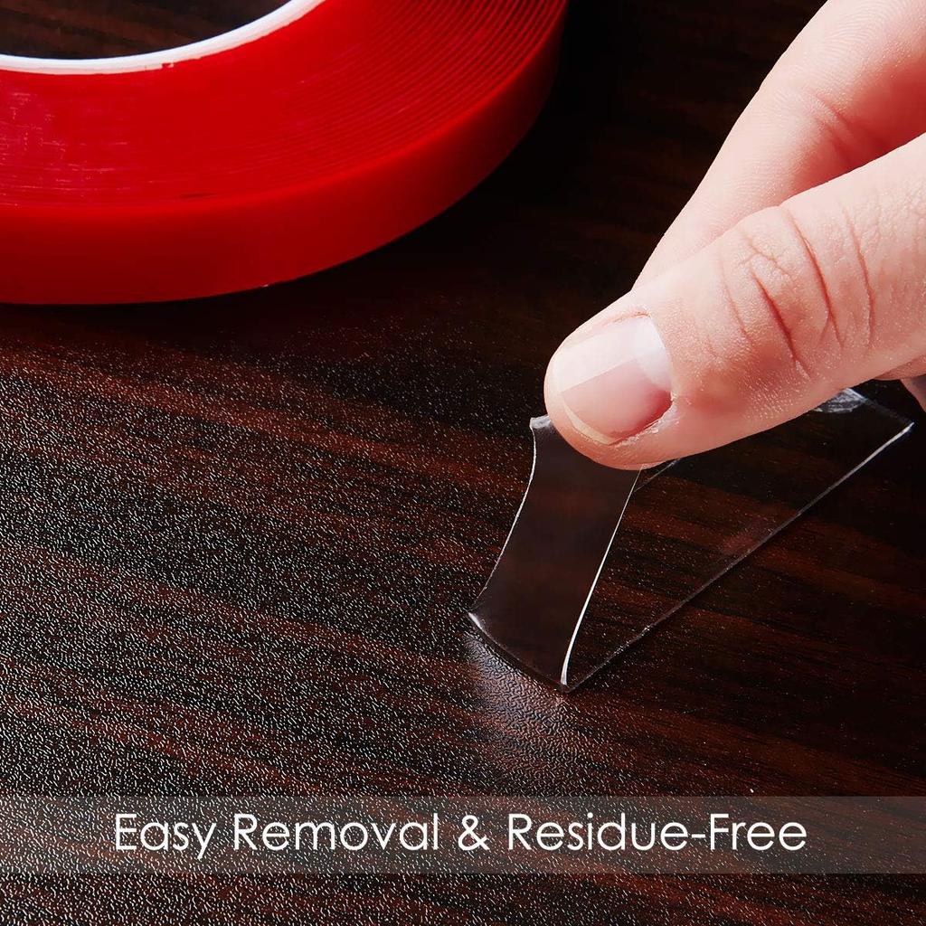 Transparent Acrylic Double Sided Tape Heavy Duty Nano Tape Traceless Washable Adhesive Sticker Clear Sticky Power Foam Tapes