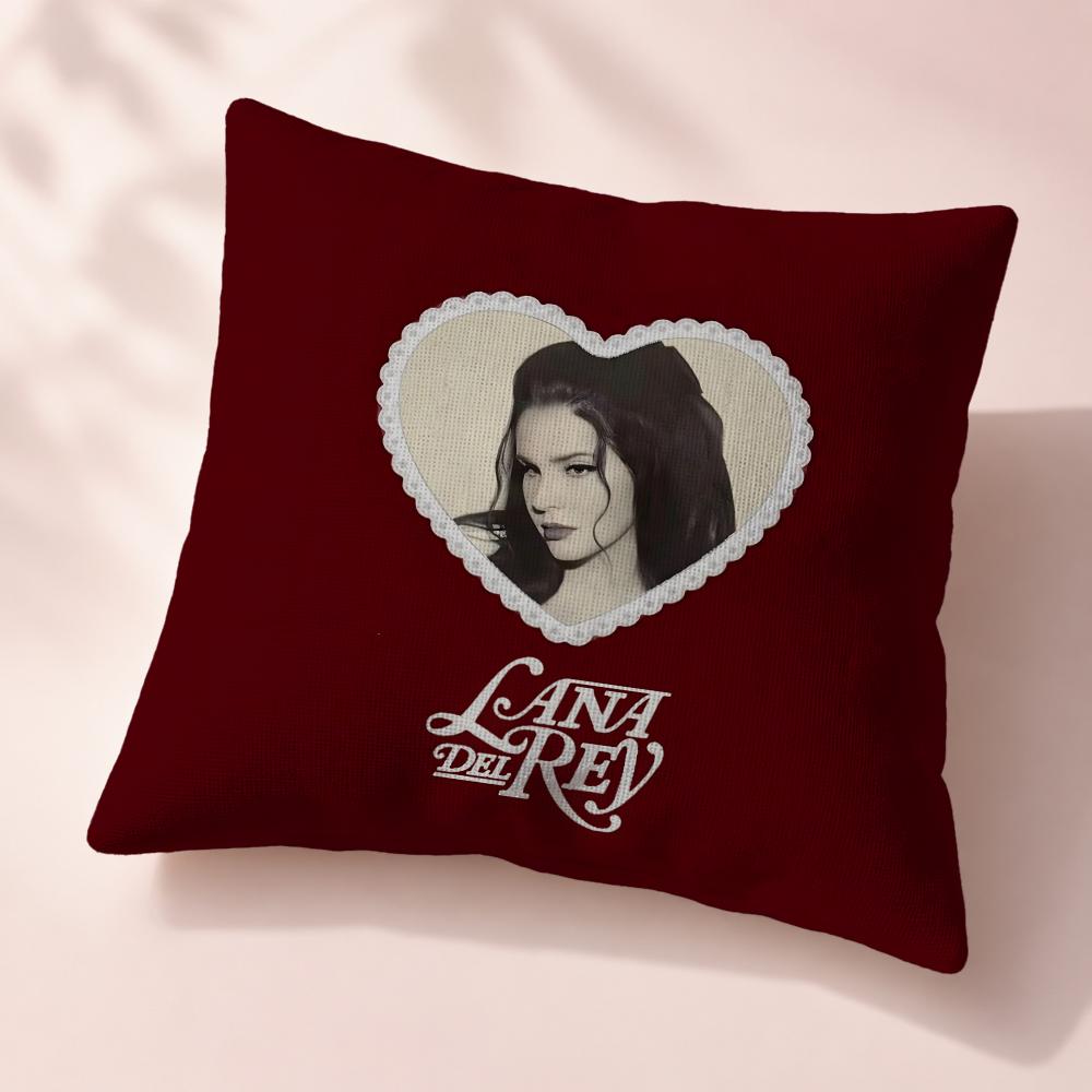 Celebrity Lana Del Rey Cushion Cover Premium Reversible Pillow Cover in Dual Comfort Decor for Home Car