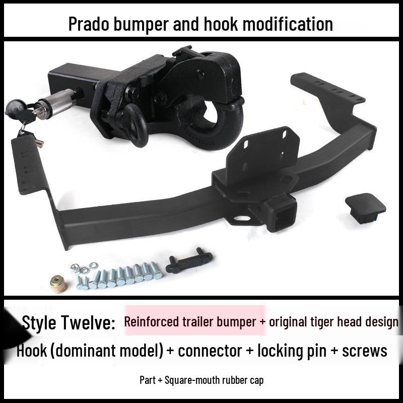 Prado Trailer Hitch: Compatible with 2700/4000 LC120/150 Rear Tow Bar Towing Hook