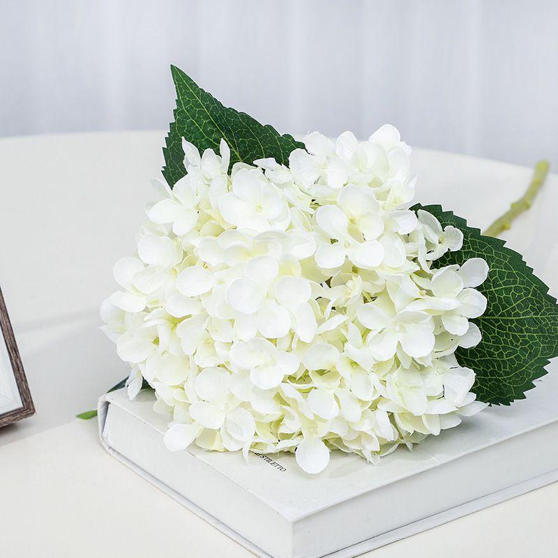Realistic 55cm Fake Silk Hydrangea Flowers Bouquet Ideal For Parties And Celebrations