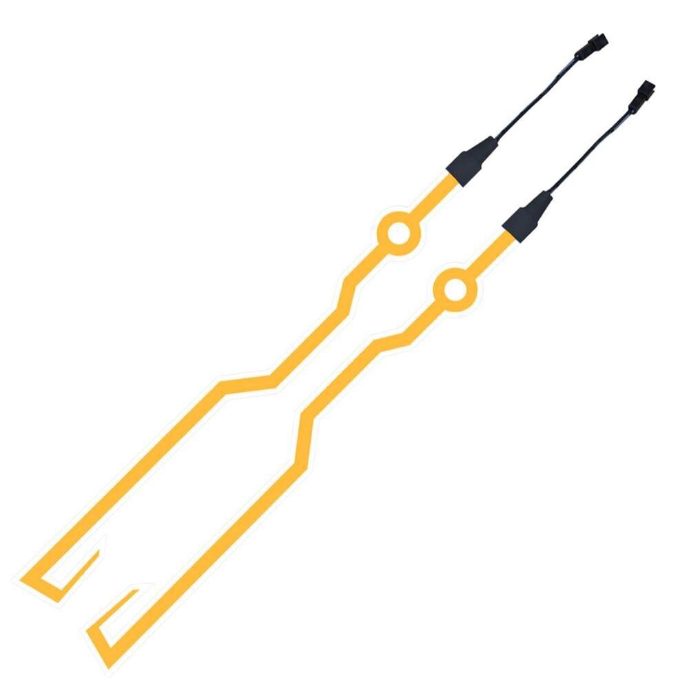 Radfahren Motorradhelm LED Kaltlicht Selbstklebend Reflektierend Leuchtend Aufkleber Streifen Modifiziert Wasserdicht Dekoration