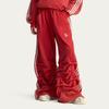 adidas X Avavav Pleated Track Ruched Pant Power Red Unisex Bottoms JP4852