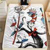 The Cat in the Hat Flannel Blanket, High quality Comfortable for All Seasons, Home Decor, Warmth and Comfort