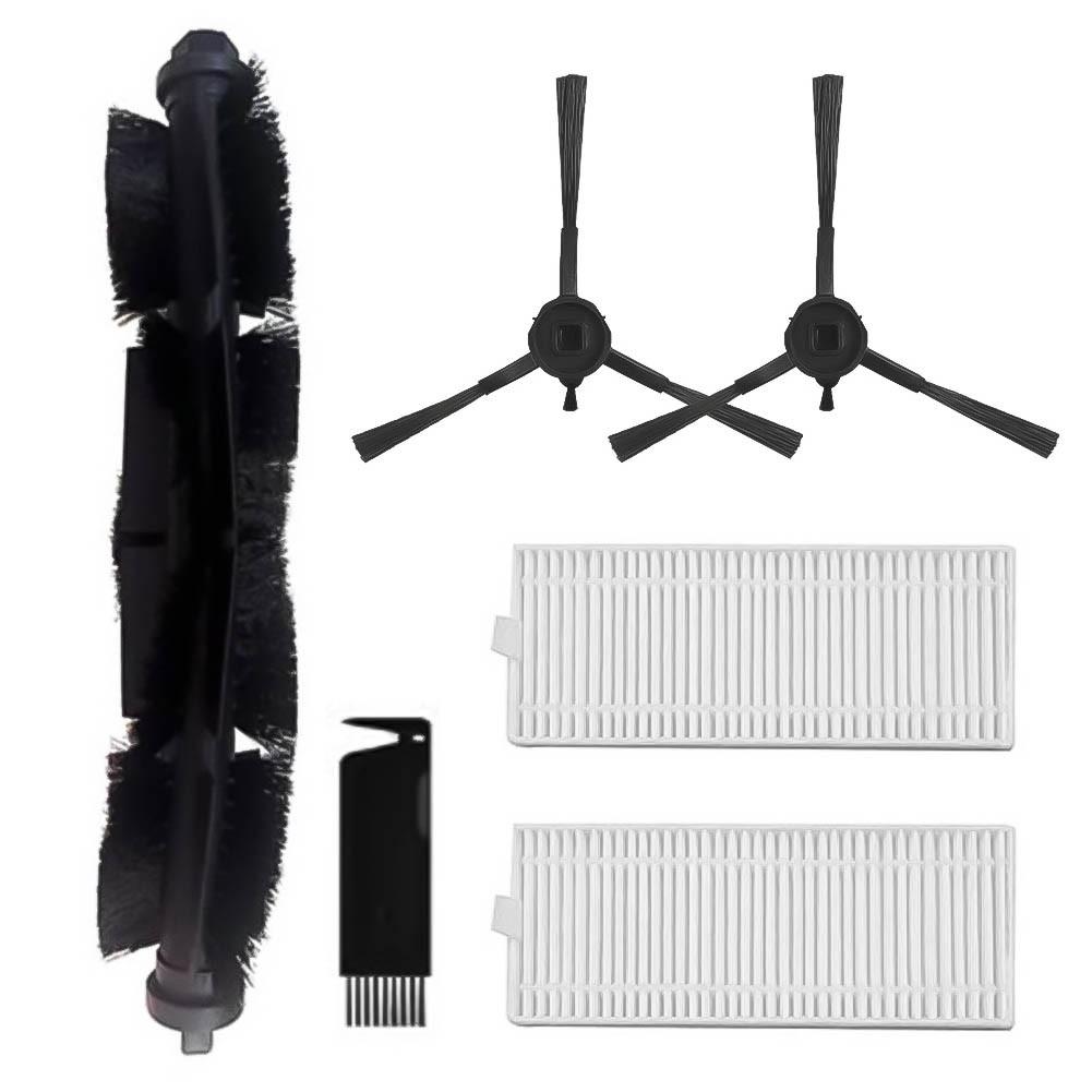 

12 шт./набор роликовых щеток 6 шт./набор черных принадлежностей для уборки грязи A