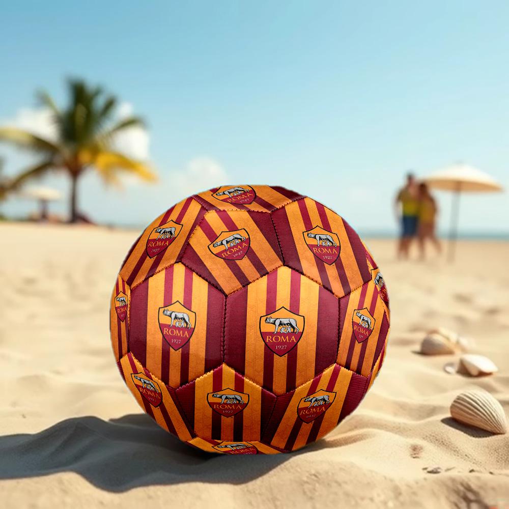 AS Roma Size 5 Football High Elastic Soccer Ball For Outdoor Competition Daily Training Play