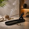 Novelty Samurai Warrior Incense Holder Zen Style Line Incense Tray Home Decor