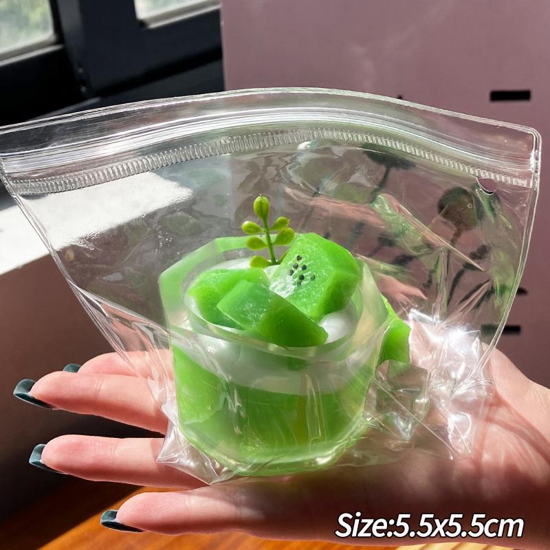 Transparent Milk Tea Cup Squishy Simulated Milk Tea Decompression Toys Desk Ornament Accessories Home Decor
