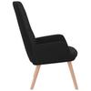 Relax Armchair Black Fabric