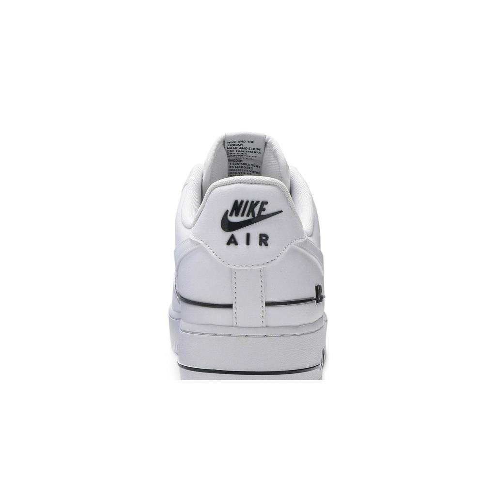 Nike Air Force 1 '07 LV8 'Added Air' (Unisex) White / White / Black Skateboard Shoes CJ1379 100