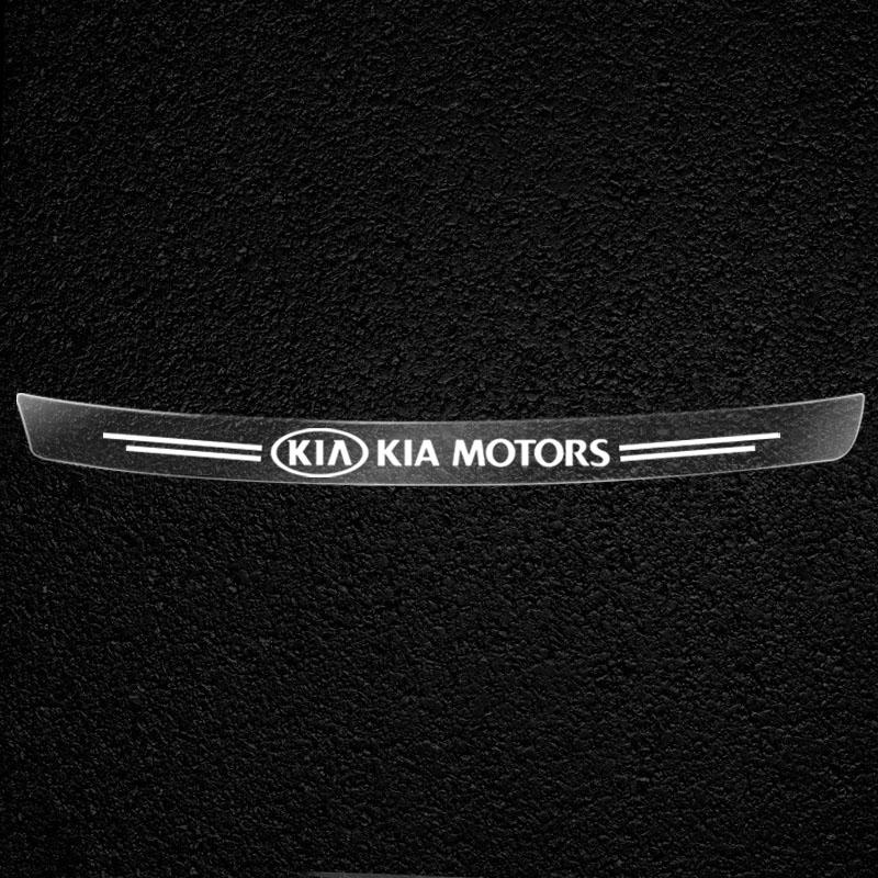1Pcs Transparent Car Trunk Badge Protective 3D Sticker Car Accessories For KIA Ceed Rio Sportage R K3 K4 K5 K6 K7 K8 Ceed Sorento Cerato Optima