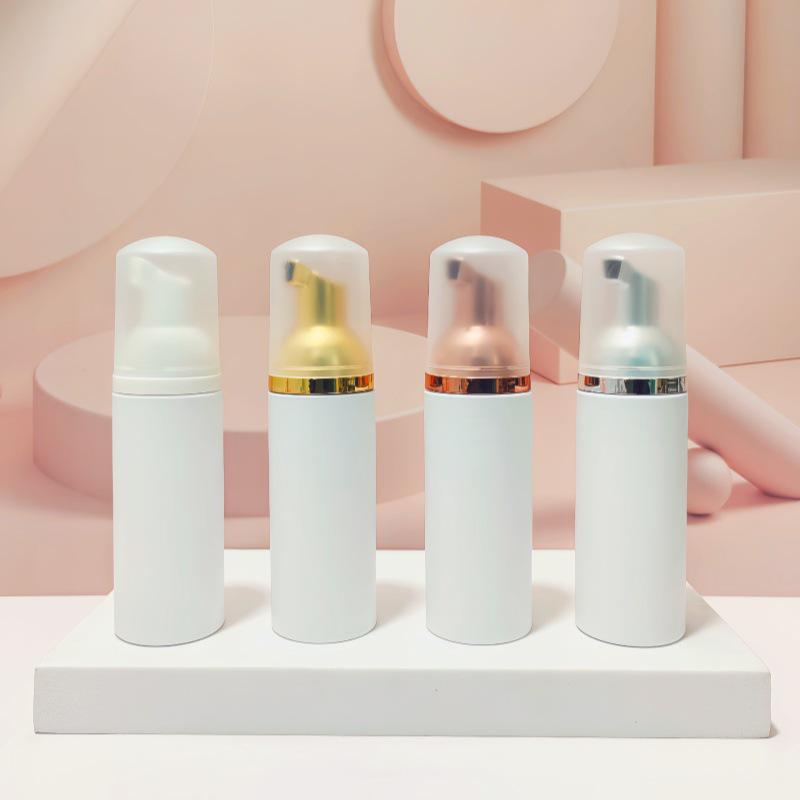 Matte Frosted Foam Face Wash & Eyelash Mousse Pump Bottle, 60ml